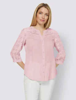 Heine Bluse In Hellrosé