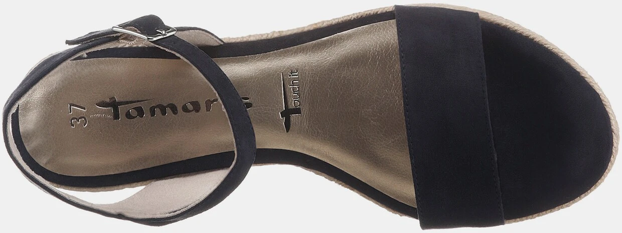 Tamaris Keilsandalette In Dunkelblau – Bild 5