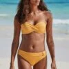 S.Oliver Bügel-Bandeau-Bikini-Top In Gelb
