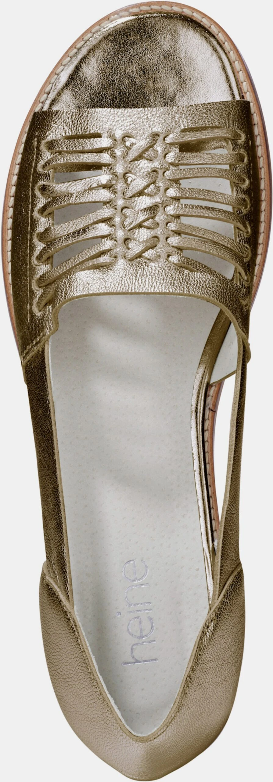 Heine Ballerina In Goldfarben – Bild 3