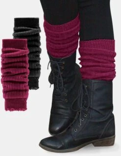 Lavana Beinstulpen In Bordeaux, Schwarz