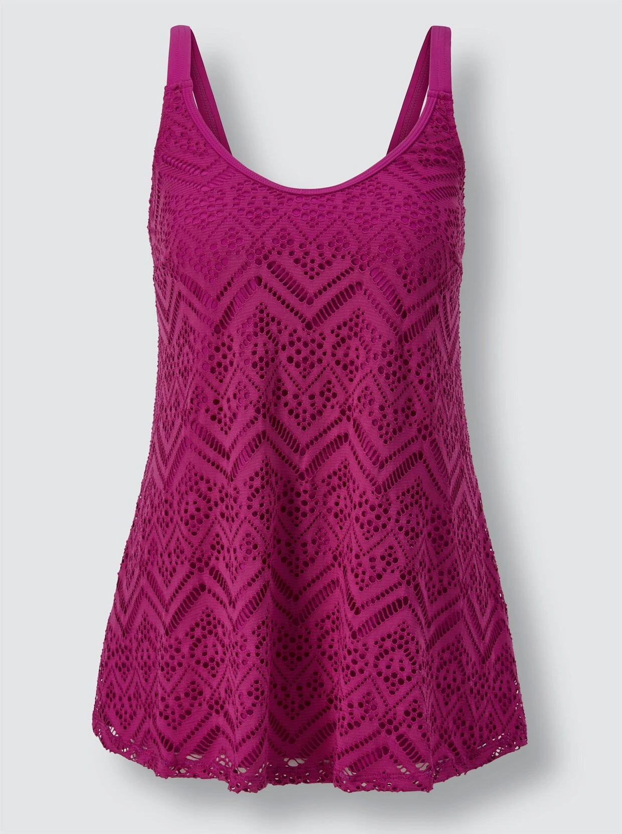 Feel Good Tankini-Oberteil In Magenta – Bild 4
