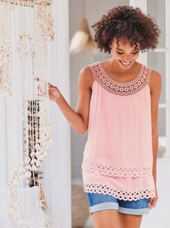 Heine Blusentop In Hellrosé