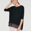 Heine Oversized Shirt In Schwarz