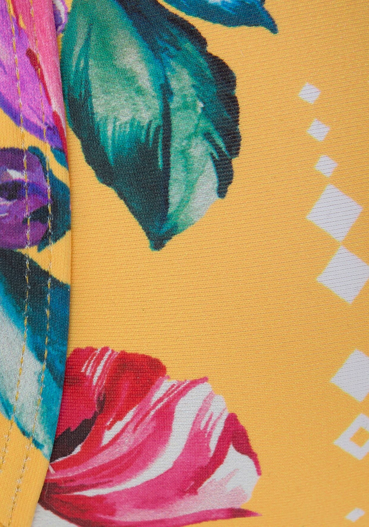 Sunseeker Push-Up-Bikini-Top In Gelb-bedruckt – Bild 4