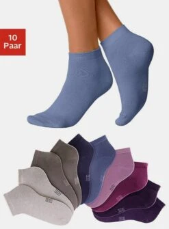 H.I.S Kurzsocken In Taupe, Beige, Pflaume, Jeans, Lila, Altrosa, Pink