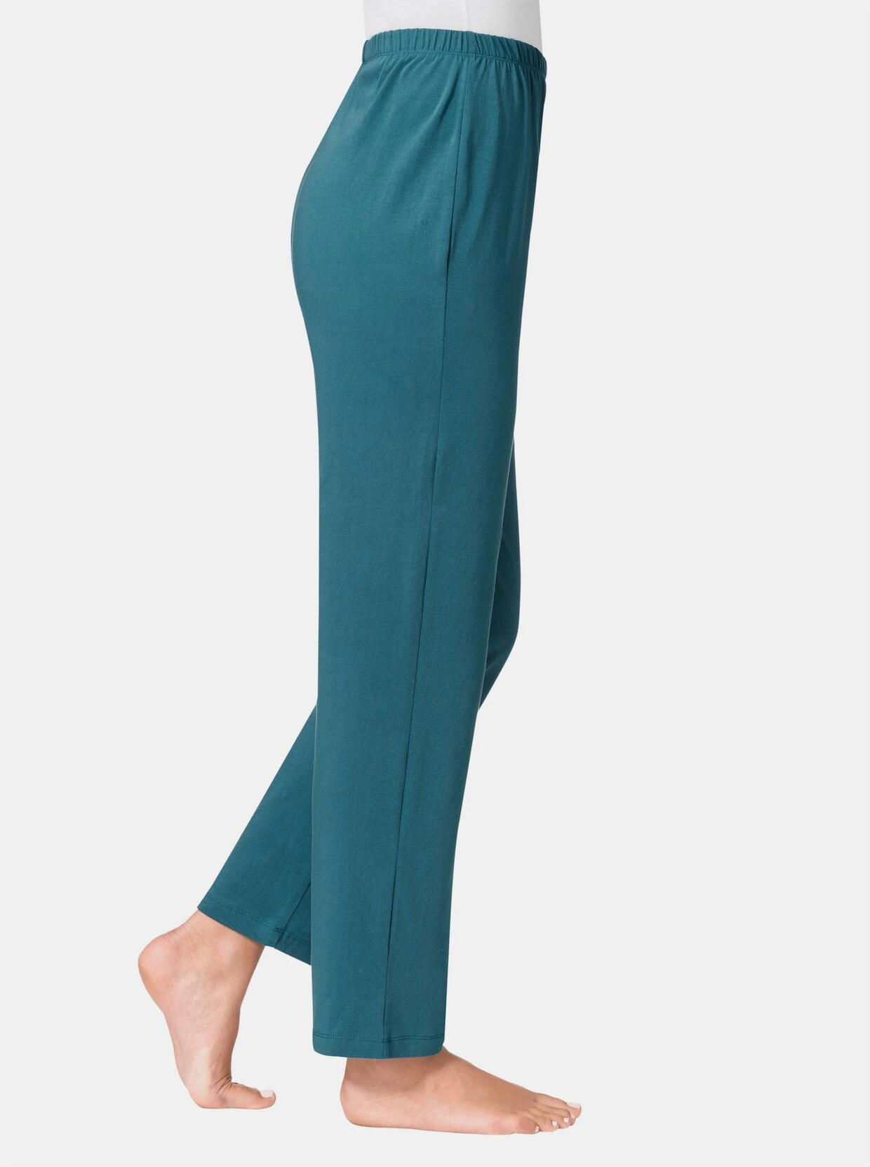 Feel Good Hosen In Petrol + Taupe – Bild 5