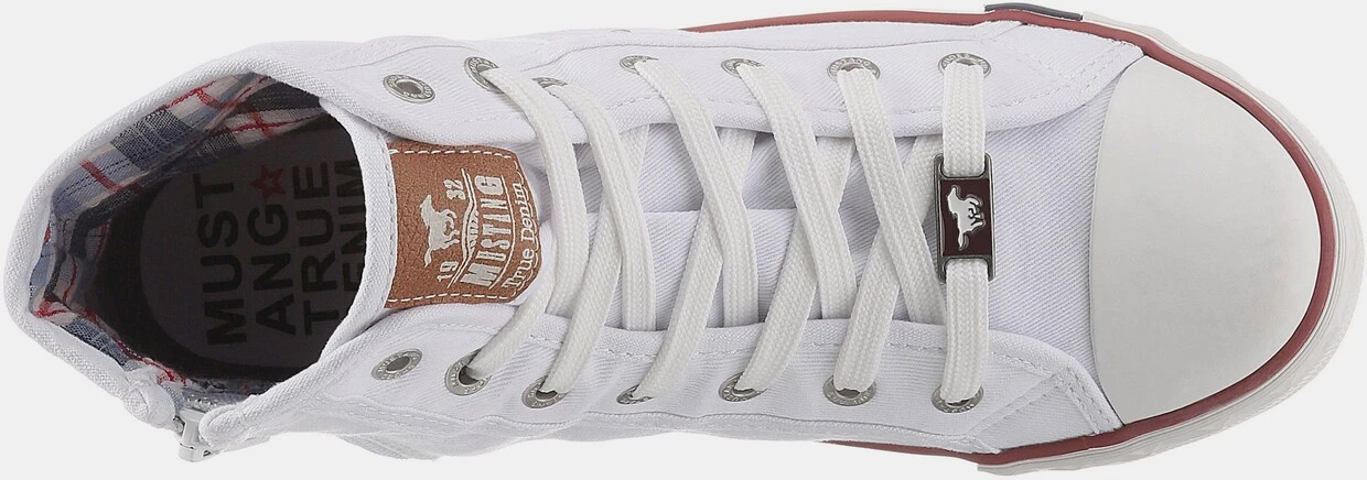 Mustang Shoes Sneaker In Weiß – Bild 4
