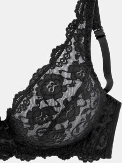 Petite Fleur Bralette-BH In Weiß+schwarz