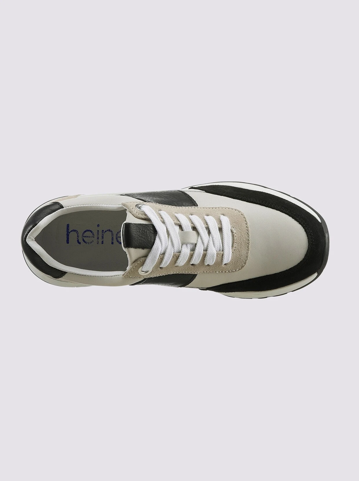 Heine Sneaker In Beige-schwarz – Bild 5