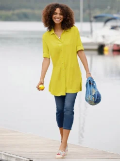 Longbluse In Limone
