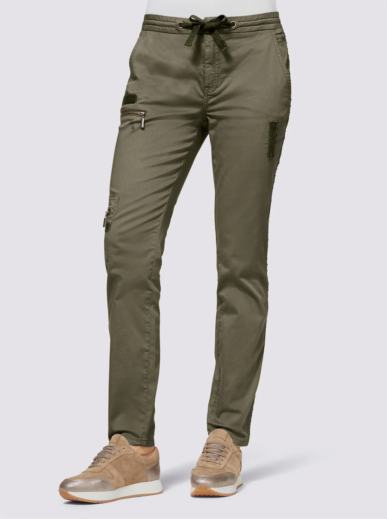 Heine Hose In Khaki – Bild 2