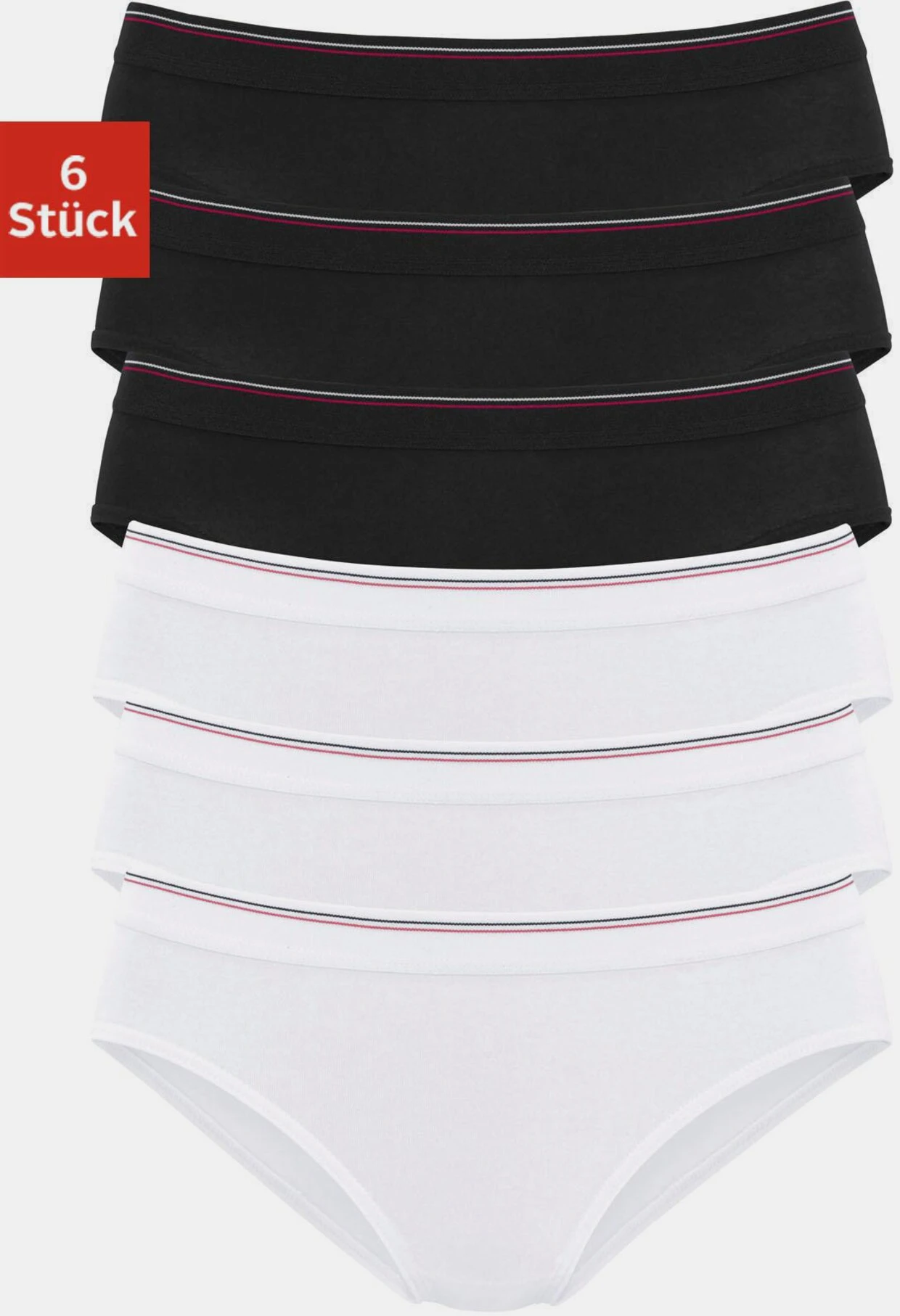 H.I.S Bikinislip In Weiß, Schwarz