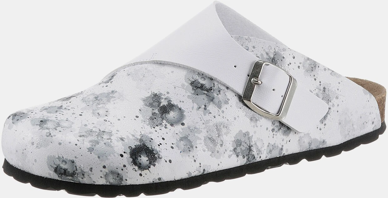 City Walk Clog In Weiß-grau