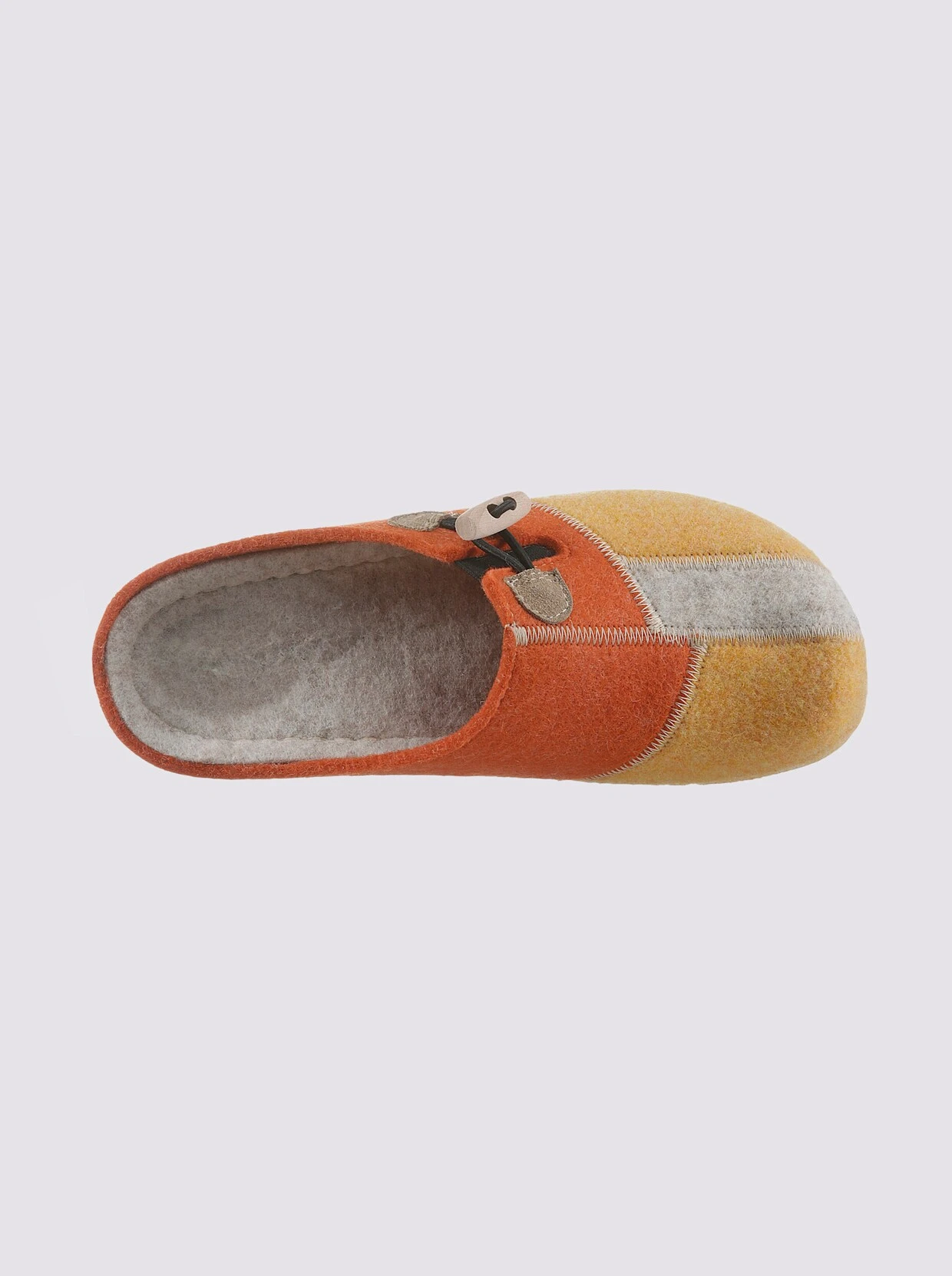 Dr. Feet Pantoffel In Orange – Bild 5