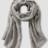 Heine Schal In Silbergrau