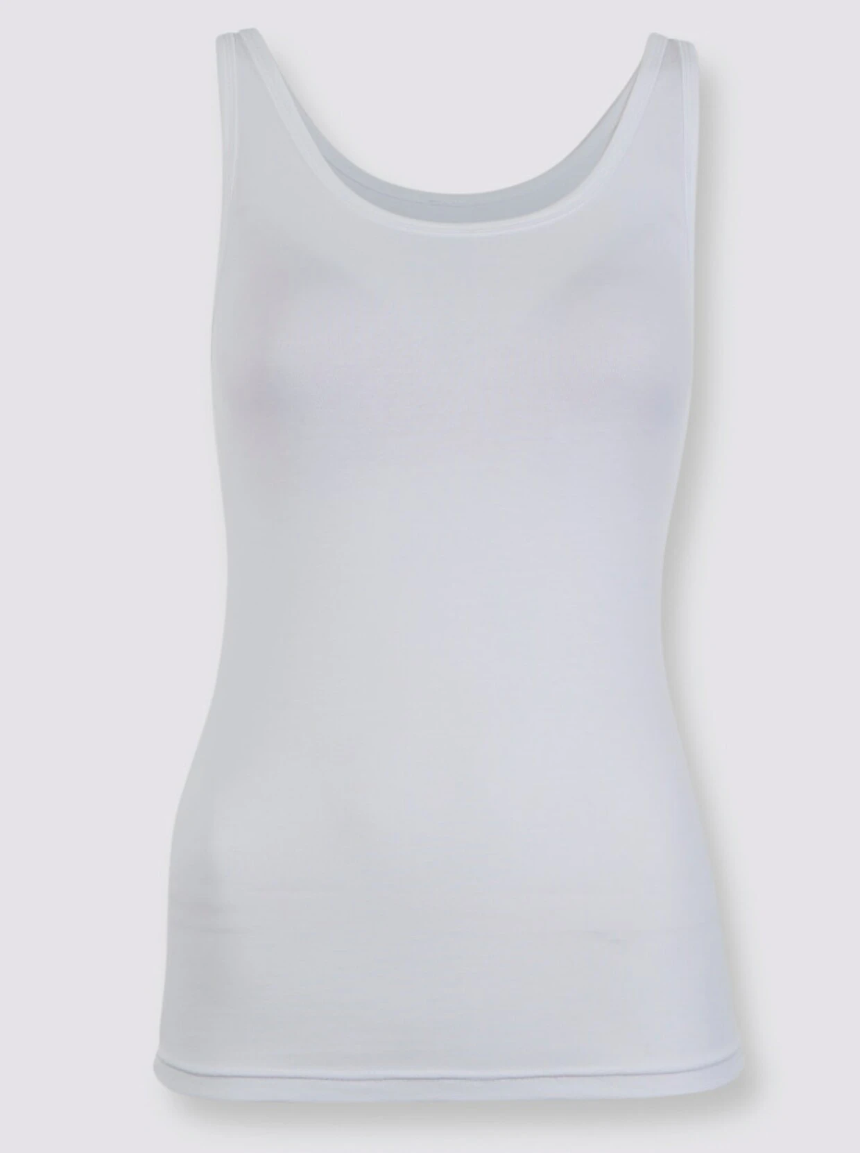 Wäschepur Achseltop In 3 Stück Weiß – Bild 3