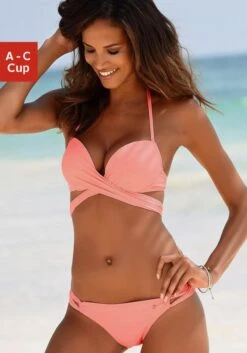 S.Oliver Push-Up-Bikini In Apricot