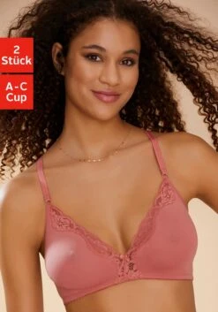 Petite Fleur Bralette-BH In Puder+terra