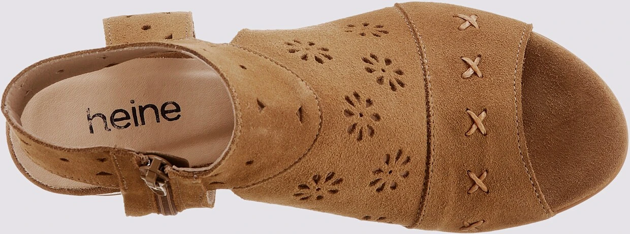 Heine Sandalette In Camel – Bild 5