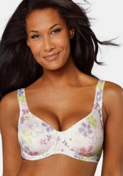 Nuance T-Shirt-BH In Weiß-pastell