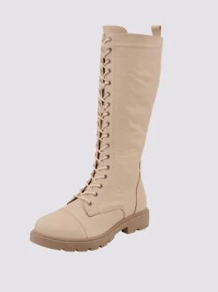 Andrea Conti Schnürstiefel In Créme