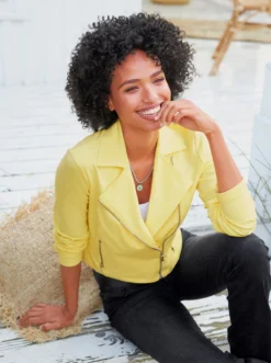 Heine Jersey-Blazer In Zitrone