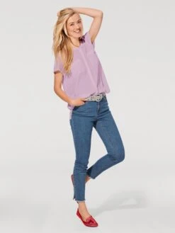 Heine Oversized Bluse In Flieder