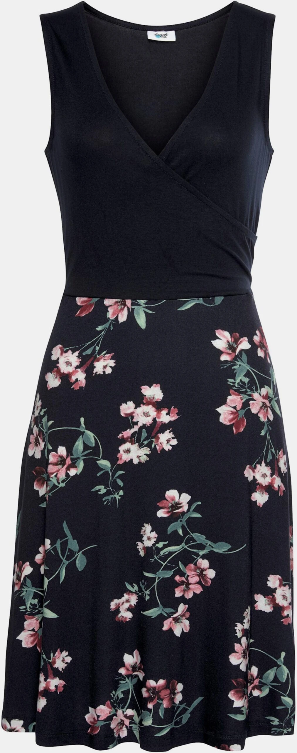 Beachtime Strandkleid In Marine-geblümt-bedruckt – Bild 3