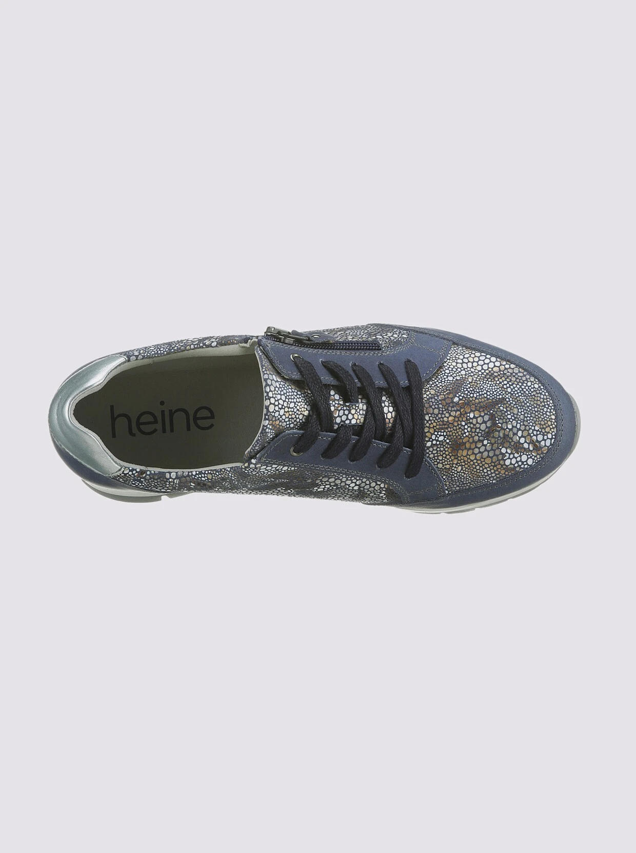 Heine Sneaker In Blau – Bild 5