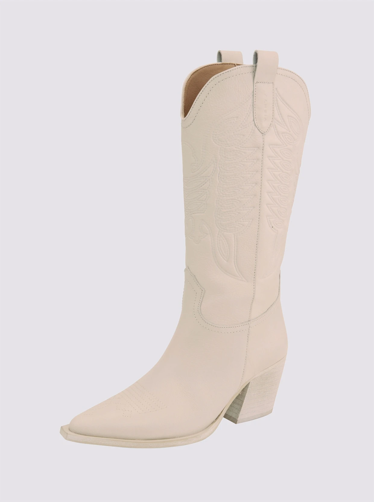 Heine Stiefel In Ecru