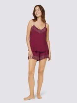 Wäschepur Shorty In Himbeere