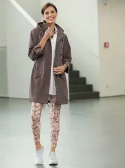 Longjacke In Dunkeltaupe