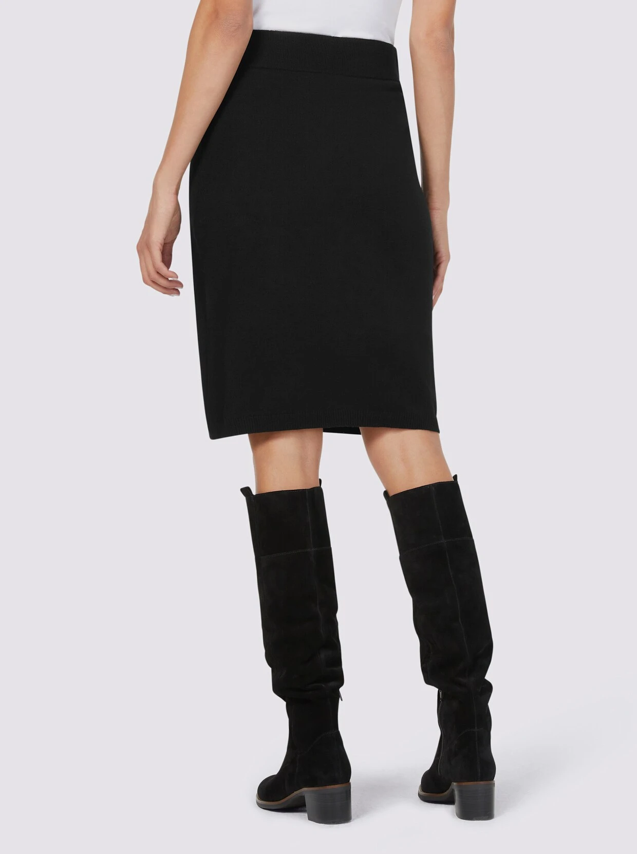 Heine Strickrock In Schwarz – Bild 3