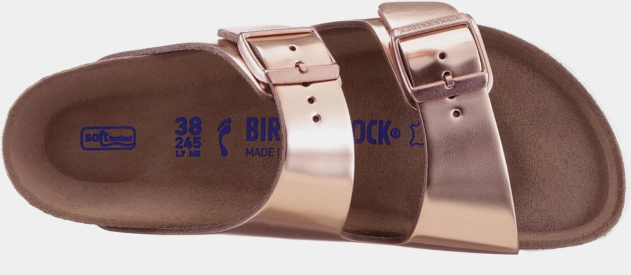 Birkenstock Pantolette In Kupfer – Bild 5