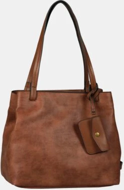 TOM TAILOR Shopper In Cognac