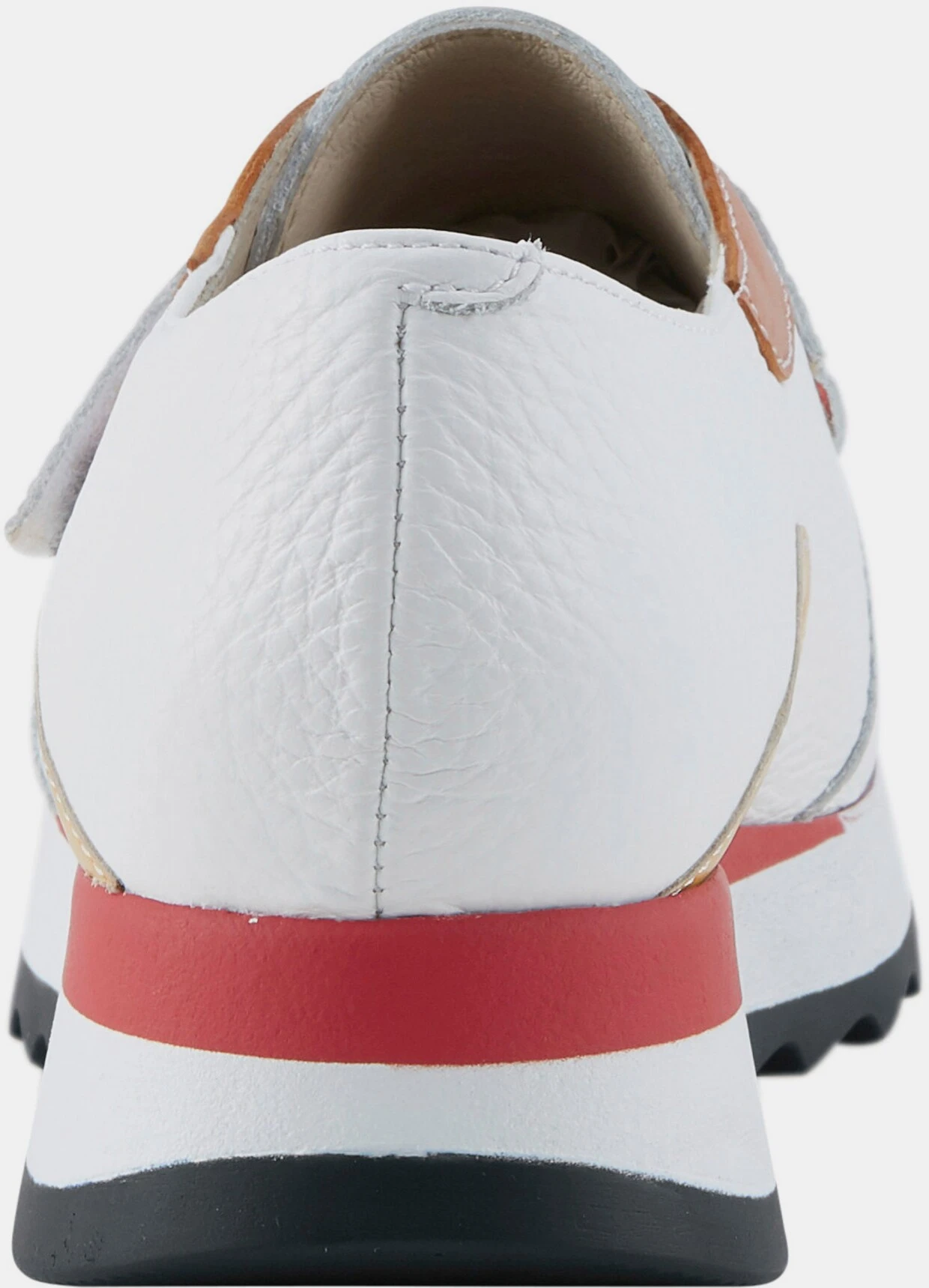 Heine Sneaker In Weiß-blutorange – Bild 4