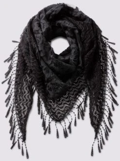 Heine Schal In Schwarz