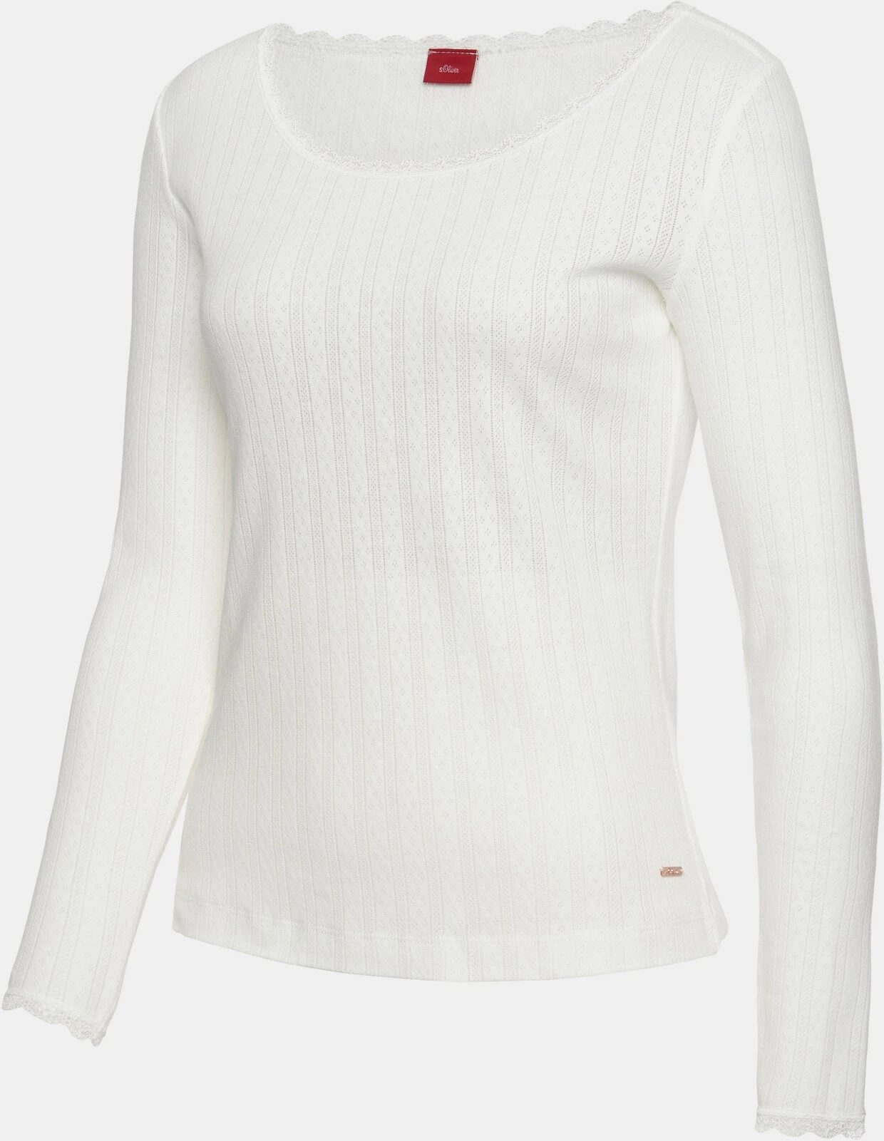 S.Oliver Pyjamaoberteil In Ecru – Bild 4