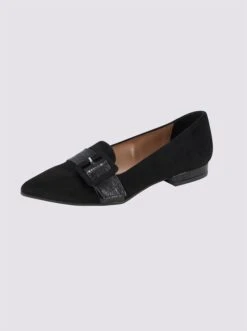 Heine Slipper In Schwarz