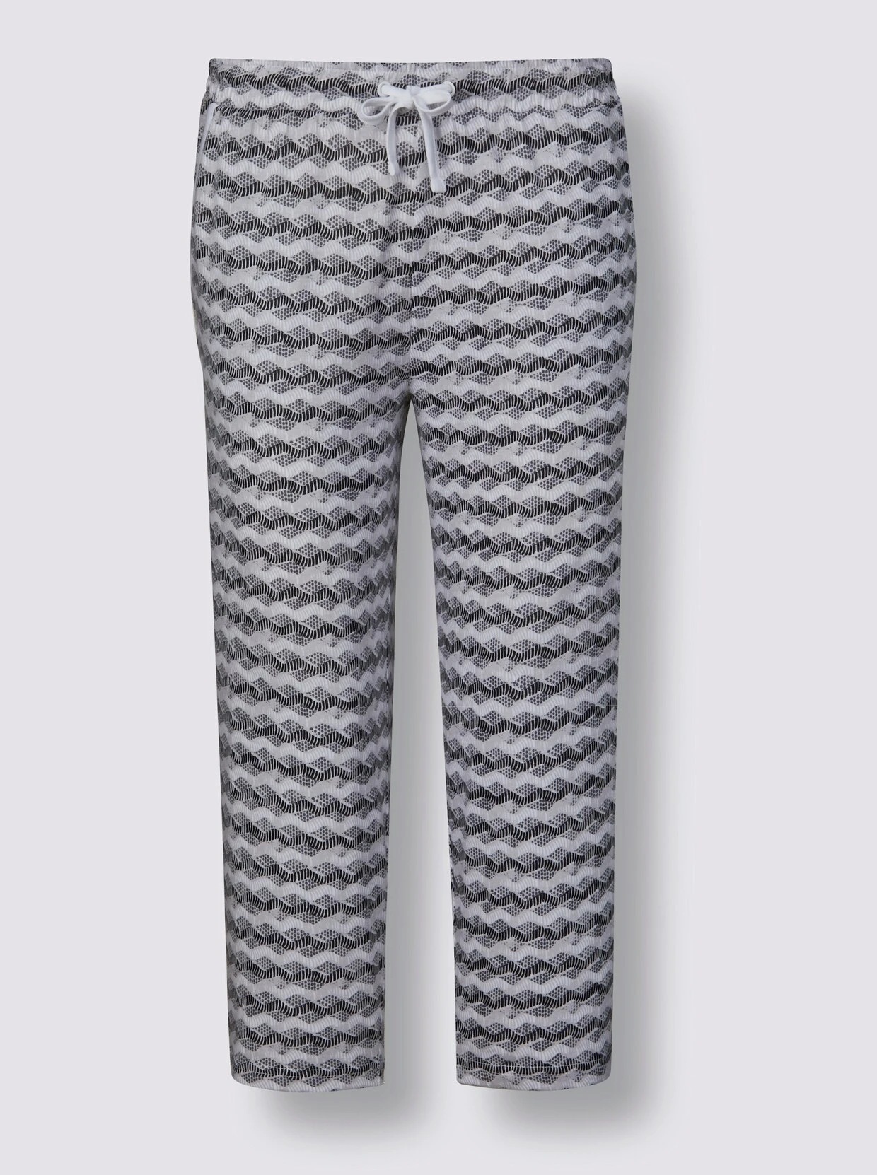 Wäschepur Schlafanzug In Weiß-schwarz – Bild 6