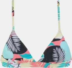 LASCANA ACTIVE Triangel-Bikini-Top In Türkis-gelb-bedruckt