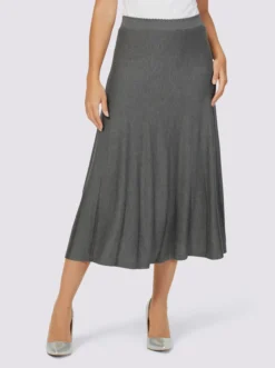 Strickrock In Anthrazit