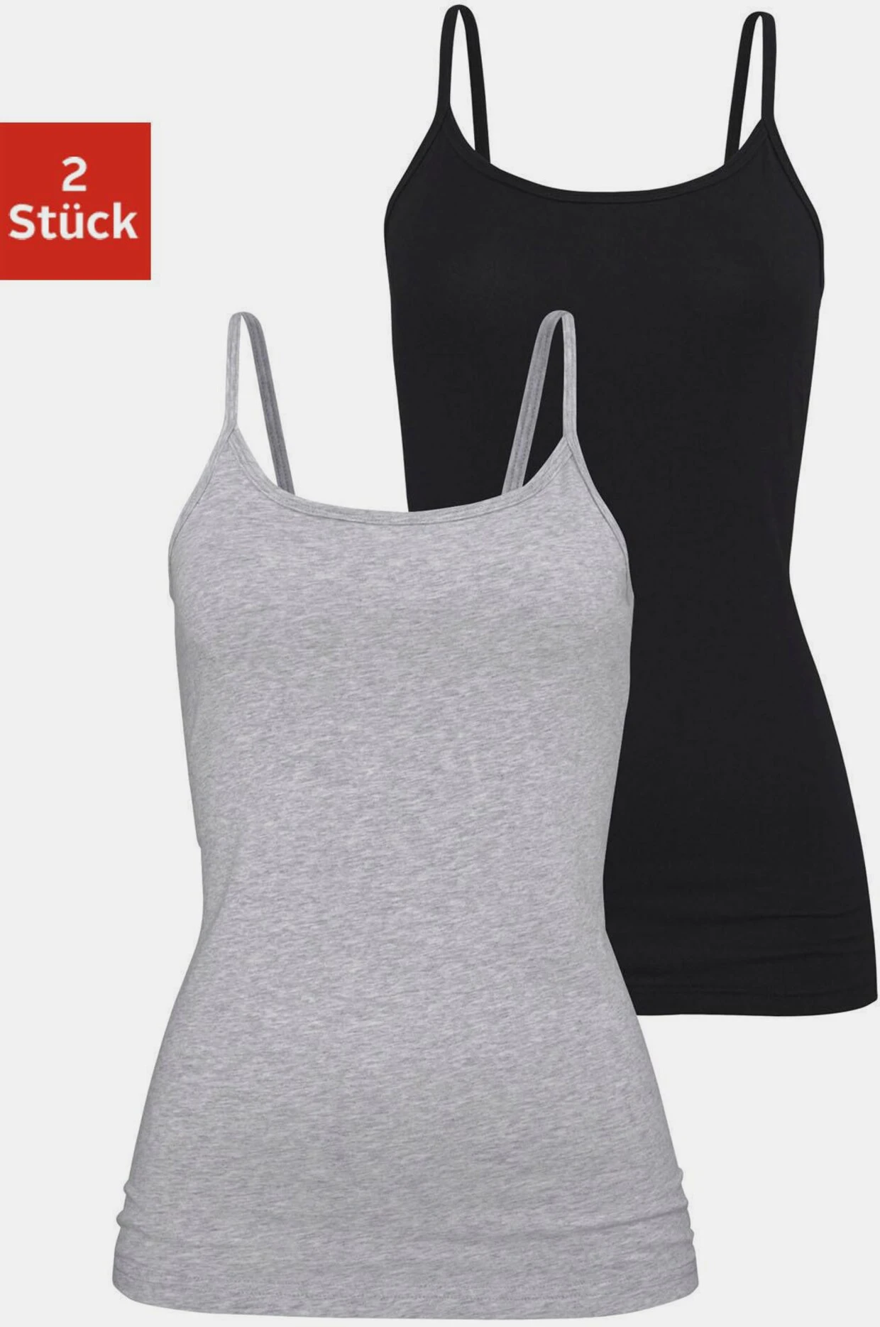 H.I.S Unterhemd In Grau-meliert, Schwarz – Bild 5