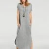 Heine Shirtkleid In Grau-melange
