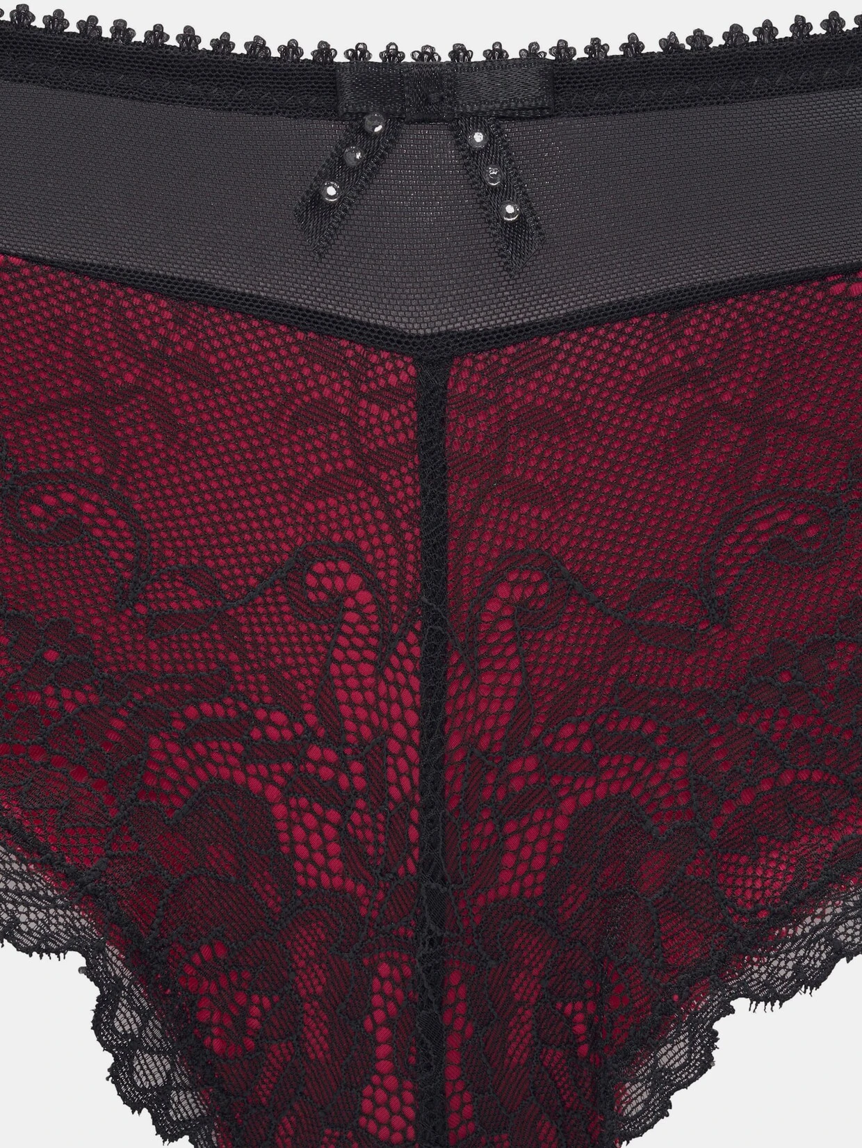JETTE Panty In Rot-schwarz – Bild 4