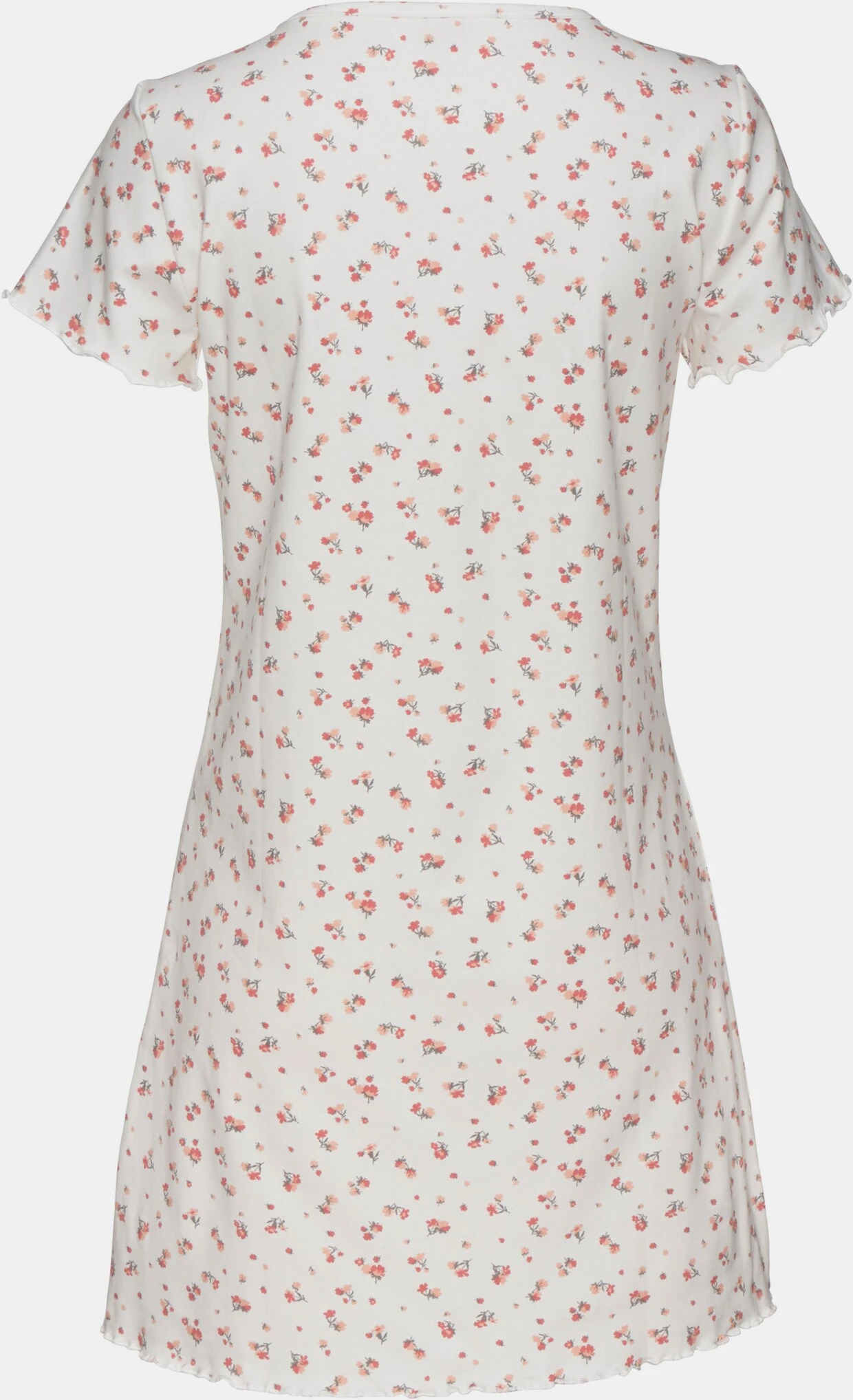 S.Oliver Nachthemd In Weiß-geblümt – Bild 4