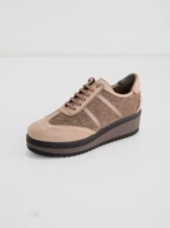 Heine Sneaker In Sand-taupe