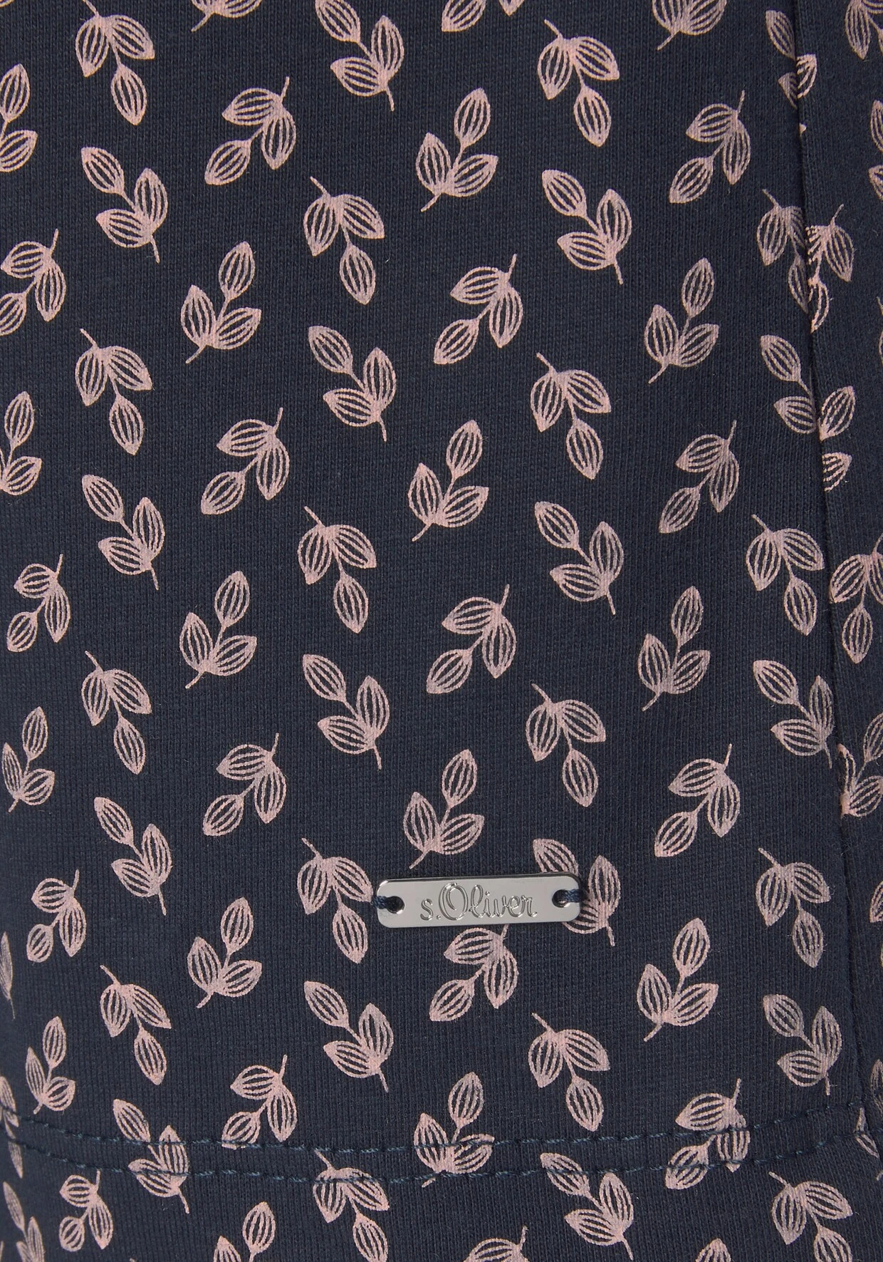 S.Oliver Nachthemd In Dunkelblau-gemustert – Bild 3