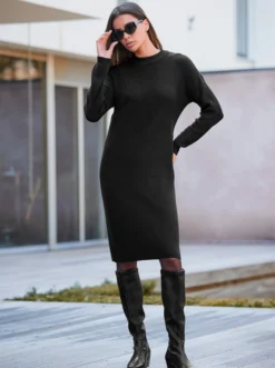 Heine Strickkleid In Schwarz